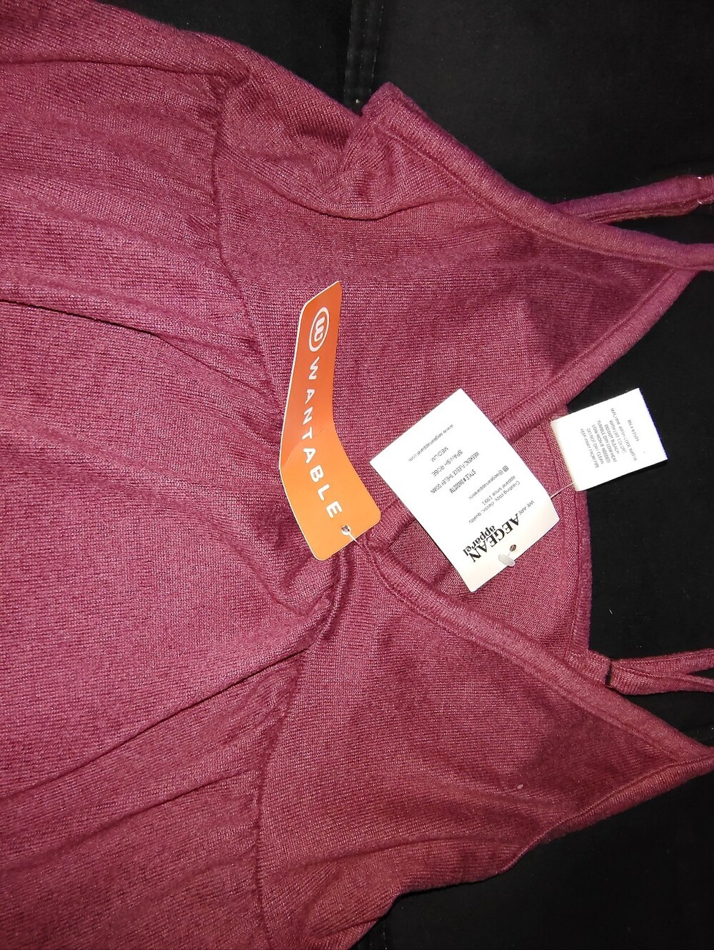 Aéropostale Women’s Ribbed V-Neck Tank Dress - Dusty Rose